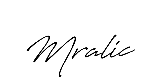 Make a beautiful signature design for name Mralic. Use this online signature maker to create a handwritten signature for free. Mralic signature style 7 images and pictures png