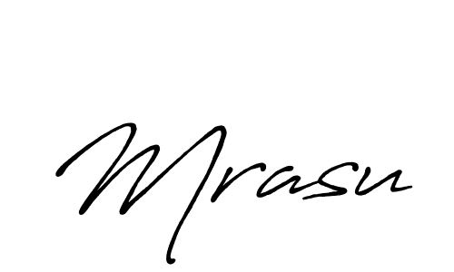 Mrasu stylish signature style. Best Handwritten Sign (Antro_Vectra_Bolder) for my name. Handwritten Signature Collection Ideas for my name Mrasu. Mrasu signature style 7 images and pictures png