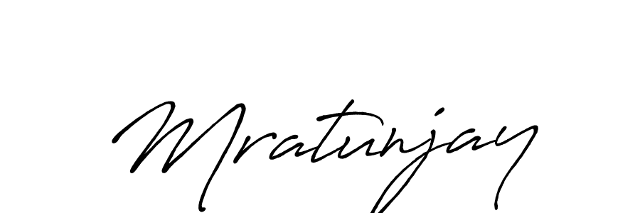 How to make Mratunjay signature? Antro_Vectra_Bolder is a professional autograph style. Create handwritten signature for Mratunjay name. Mratunjay signature style 7 images and pictures png