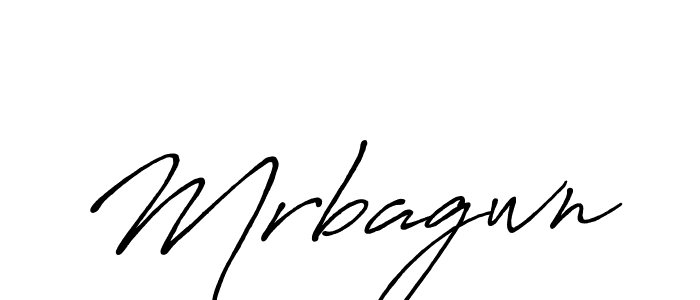 Make a beautiful signature design for name Mrbagwn. With this signature (Antro_Vectra_Bolder) style, you can create a handwritten signature for free. Mrbagwn signature style 7 images and pictures png