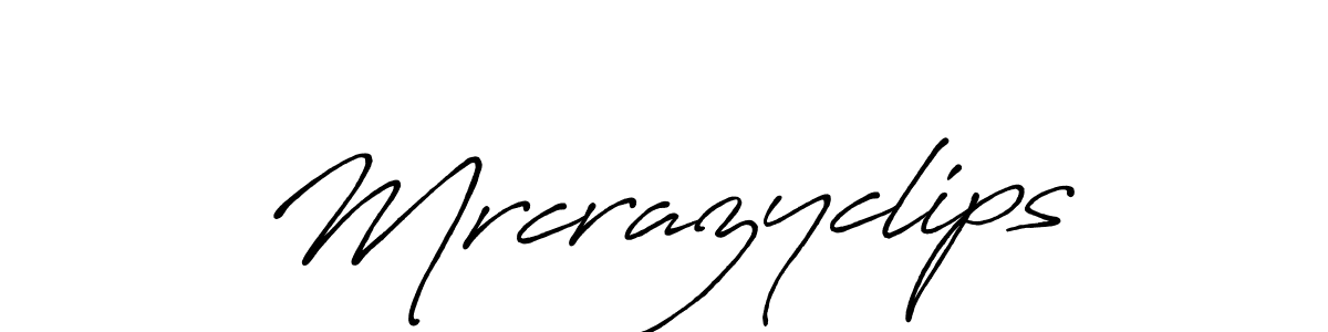 It looks lik you need a new signature style for name Mrcrazyclips. Design unique handwritten (Antro_Vectra_Bolder) signature with our free signature maker in just a few clicks. Mrcrazyclips signature style 7 images and pictures png