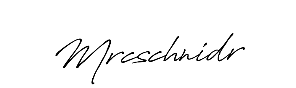 Make a beautiful signature design for name Mrcschnidr. With this signature (Antro_Vectra_Bolder) style, you can create a handwritten signature for free. Mrcschnidr signature style 7 images and pictures png