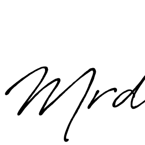 How to make Mrd name signature. Use Antro_Vectra_Bolder style for creating short signs online. This is the latest handwritten sign. Mrd signature style 7 images and pictures png