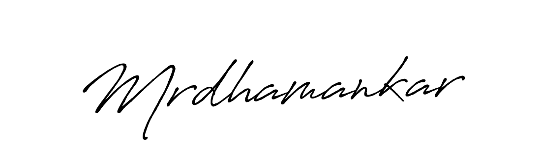 Design your own signature with our free online signature maker. With this signature software, you can create a handwritten (Antro_Vectra_Bolder) signature for name Mrdhamankar. Mrdhamankar signature style 7 images and pictures png