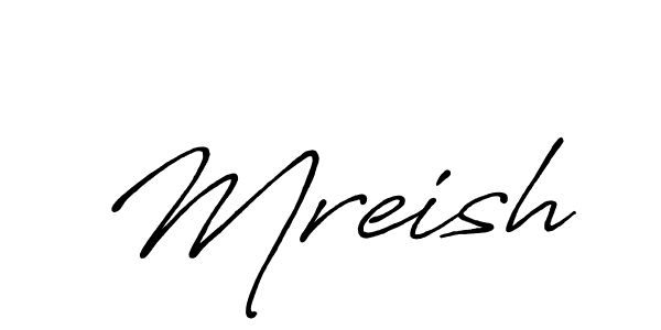 Also we have Mreish name is the best signature style. Create professional handwritten signature collection using Antro_Vectra_Bolder autograph style. Mreish signature style 7 images and pictures png