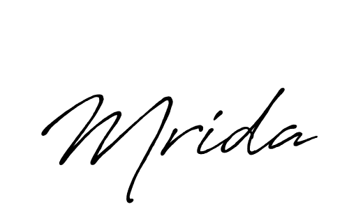 Mrida stylish signature style. Best Handwritten Sign (Antro_Vectra_Bolder) for my name. Handwritten Signature Collection Ideas for my name Mrida. Mrida signature style 7 images and pictures png