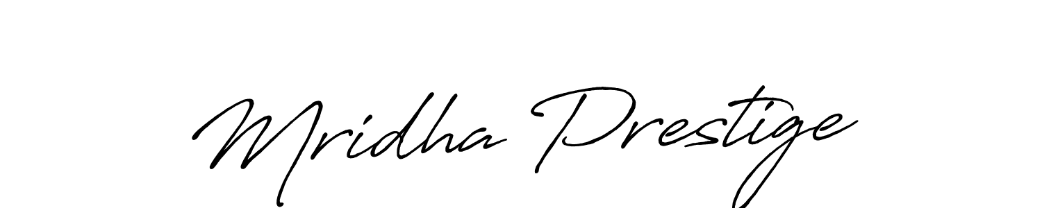 Mridha Prestige stylish signature style. Best Handwritten Sign (Antro_Vectra_Bolder) for my name. Handwritten Signature Collection Ideas for my name Mridha Prestige. Mridha Prestige signature style 7 images and pictures png