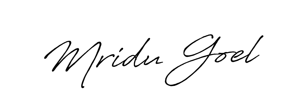 Also You can easily find your signature by using the search form. We will create Mridu Goel name handwritten signature images for you free of cost using Antro_Vectra_Bolder sign style. Mridu Goel signature style 7 images and pictures png