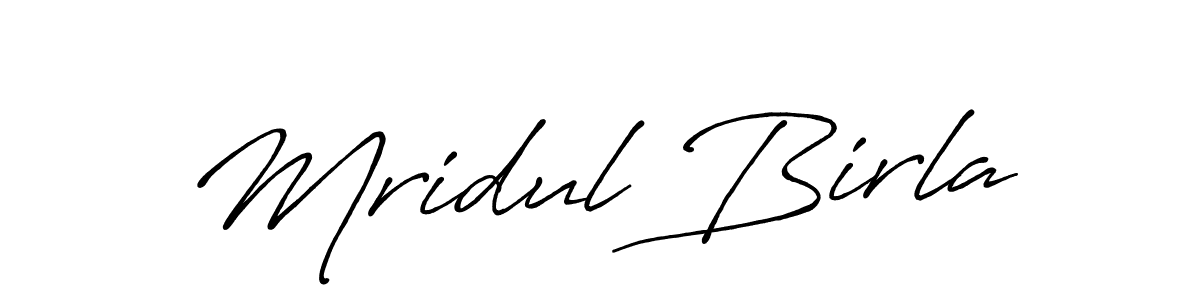 Also we have Mridul Birla name is the best signature style. Create professional handwritten signature collection using Antro_Vectra_Bolder autograph style. Mridul Birla signature style 7 images and pictures png