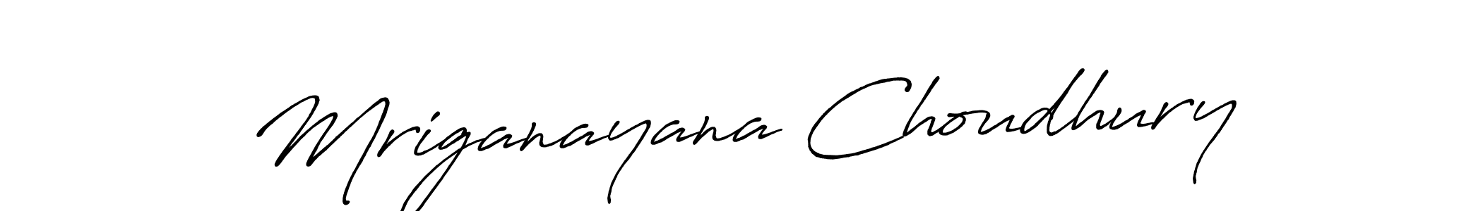 Also You can easily find your signature by using the search form. We will create Mriganayana Choudhury name handwritten signature images for you free of cost using Antro_Vectra_Bolder sign style. Mriganayana Choudhury signature style 7 images and pictures png