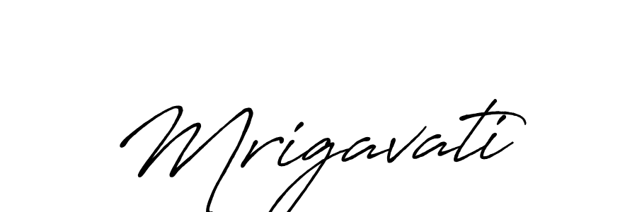 The best way (Antro_Vectra_Bolder) to make a short signature is to pick only two or three words in your name. The name Mrigavati include a total of six letters. For converting this name. Mrigavati signature style 7 images and pictures png