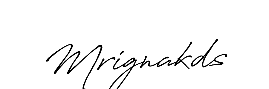 Also You can easily find your signature by using the search form. We will create Mrignakds name handwritten signature images for you free of cost using Antro_Vectra_Bolder sign style. Mrignakds signature style 7 images and pictures png