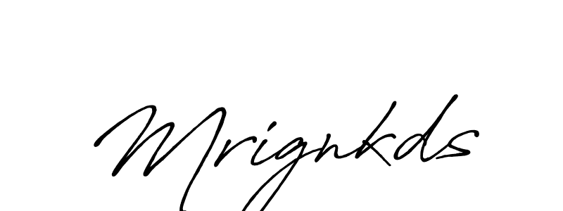 It looks lik you need a new signature style for name Mrignkds. Design unique handwritten (Antro_Vectra_Bolder) signature with our free signature maker in just a few clicks. Mrignkds signature style 7 images and pictures png