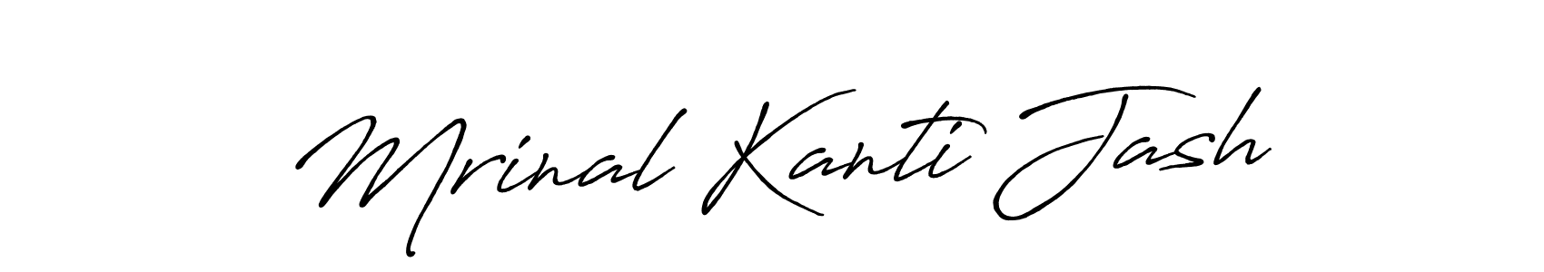 if you are searching for the best signature style for your name Mrinal Kanti Jash. so please give up your signature search. here we have designed multiple signature styles  using Antro_Vectra_Bolder. Mrinal Kanti Jash signature style 7 images and pictures png
