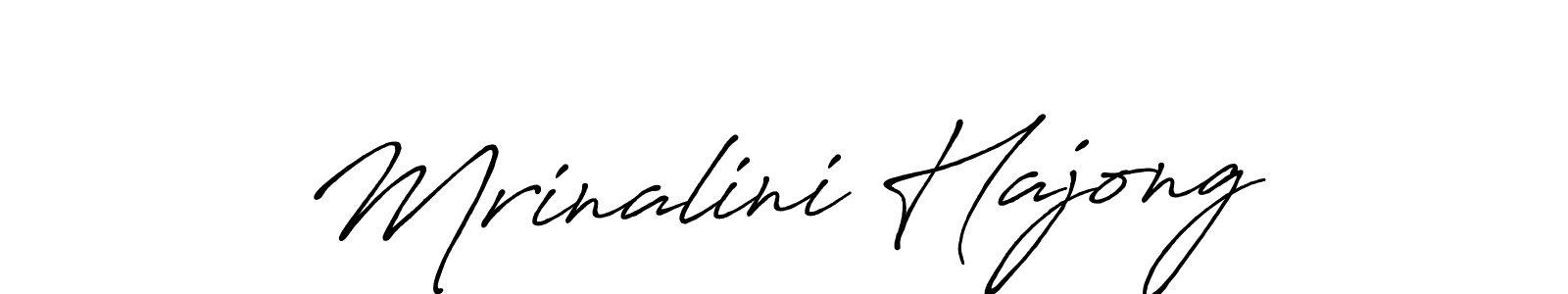 You can use this online signature creator to create a handwritten signature for the name Mrinalini Hajong. This is the best online autograph maker. Mrinalini Hajong signature style 7 images and pictures png