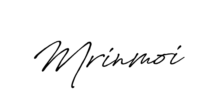 It looks lik you need a new signature style for name Mrinmoi. Design unique handwritten (Antro_Vectra_Bolder) signature with our free signature maker in just a few clicks. Mrinmoi signature style 7 images and pictures png