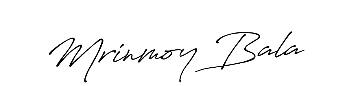 You can use this online signature creator to create a handwritten signature for the name Mrinmoy Bala. This is the best online autograph maker. Mrinmoy Bala signature style 7 images and pictures png