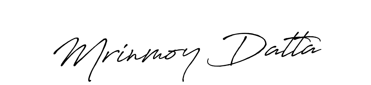 Also we have Mrinmoy Datta name is the best signature style. Create professional handwritten signature collection using Antro_Vectra_Bolder autograph style. Mrinmoy Datta signature style 7 images and pictures png