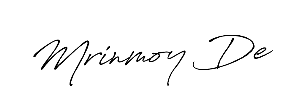 How to make Mrinmoy De signature? Antro_Vectra_Bolder is a professional autograph style. Create handwritten signature for Mrinmoy De name. Mrinmoy De signature style 7 images and pictures png