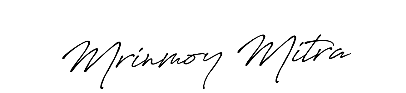 Design your own signature with our free online signature maker. With this signature software, you can create a handwritten (Antro_Vectra_Bolder) signature for name Mrinmoy Mitra. Mrinmoy Mitra signature style 7 images and pictures png