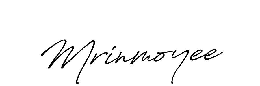 Also You can easily find your signature by using the search form. We will create Mrinmoyee name handwritten signature images for you free of cost using Antro_Vectra_Bolder sign style. Mrinmoyee signature style 7 images and pictures png