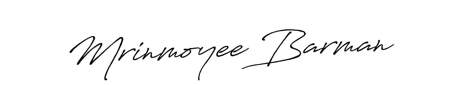 Also we have Mrinmoyee Barman name is the best signature style. Create professional handwritten signature collection using Antro_Vectra_Bolder autograph style. Mrinmoyee Barman signature style 7 images and pictures png
