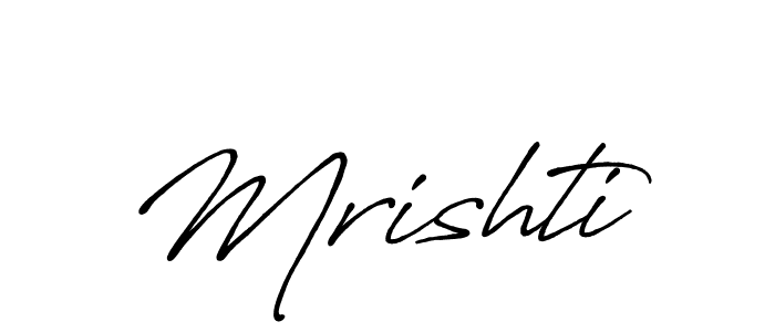 It looks lik you need a new signature style for name Mrishti. Design unique handwritten (Antro_Vectra_Bolder) signature with our free signature maker in just a few clicks. Mrishti signature style 7 images and pictures png