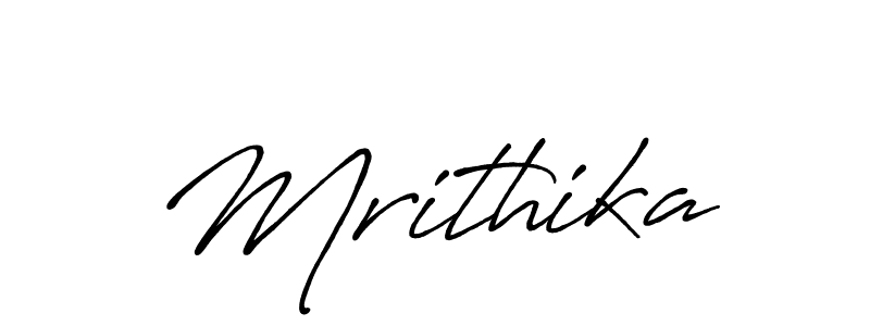 How to make Mrithika signature? Antro_Vectra_Bolder is a professional autograph style. Create handwritten signature for Mrithika name. Mrithika signature style 7 images and pictures png