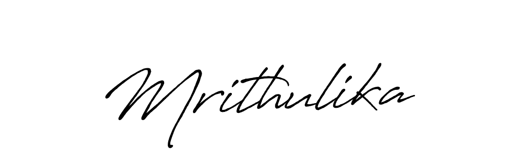 Similarly Antro_Vectra_Bolder is the best handwritten signature design. Signature creator online .You can use it as an online autograph creator for name Mrithulika. Mrithulika signature style 7 images and pictures png