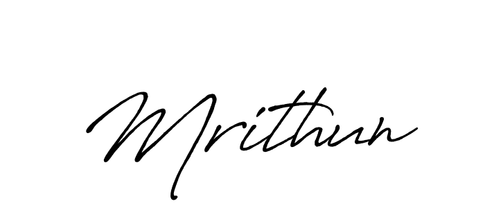 Similarly Antro_Vectra_Bolder is the best handwritten signature design. Signature creator online .You can use it as an online autograph creator for name Mrithun. Mrithun signature style 7 images and pictures png