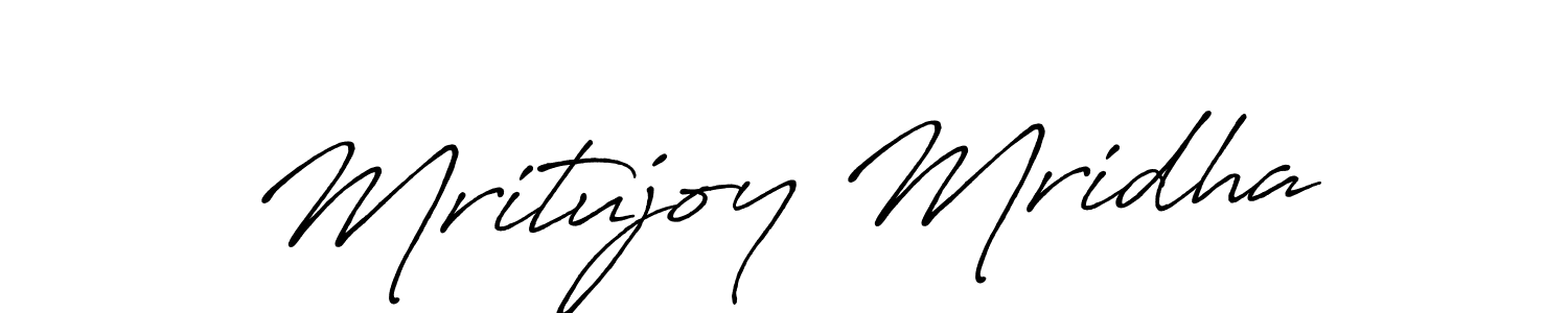 Antro_Vectra_Bolder is a professional signature style that is perfect for those who want to add a touch of class to their signature. It is also a great choice for those who want to make their signature more unique. Get Mritujoy Mridha name to fancy signature for free. Mritujoy Mridha signature style 7 images and pictures png