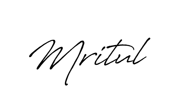 Mritul stylish signature style. Best Handwritten Sign (Antro_Vectra_Bolder) for my name. Handwritten Signature Collection Ideas for my name Mritul. Mritul signature style 7 images and pictures png