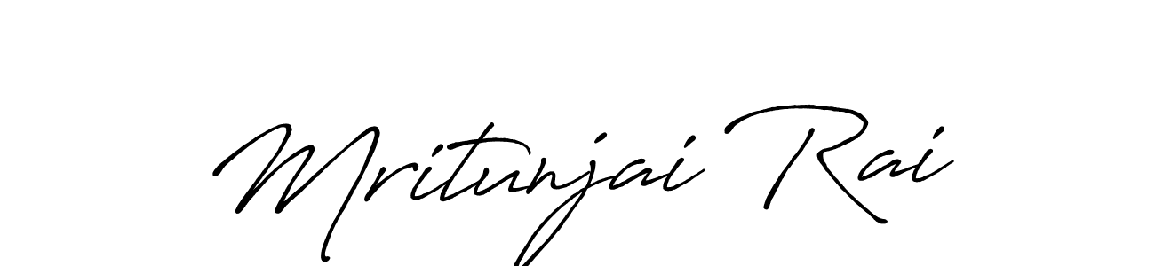 Use a signature maker to create a handwritten signature online. With this signature software, you can design (Antro_Vectra_Bolder) your own signature for name Mritunjai Rai. Mritunjai Rai signature style 7 images and pictures png