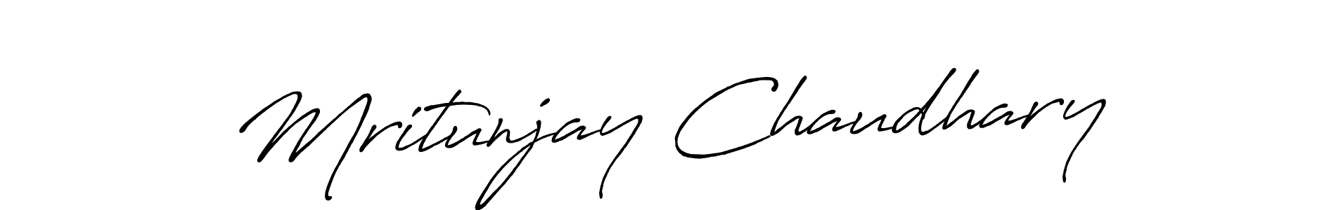 Make a short Mritunjay Chaudhary signature style. Manage your documents anywhere anytime using Antro_Vectra_Bolder. Create and add eSignatures, submit forms, share and send files easily. Mritunjay Chaudhary signature style 7 images and pictures png