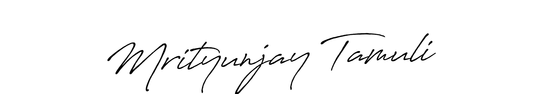 Also we have Mrityunjay Tamuli name is the best signature style. Create professional handwritten signature collection using Antro_Vectra_Bolder autograph style. Mrityunjay Tamuli signature style 7 images and pictures png