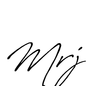 Mrj stylish signature style. Best Handwritten Sign (Antro_Vectra_Bolder) for my name. Handwritten Signature Collection Ideas for my name Mrj. Mrj signature style 7 images and pictures png