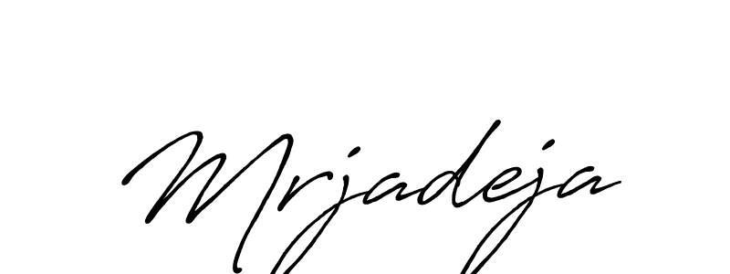 Create a beautiful signature design for name Mrjadeja. With this signature (Antro_Vectra_Bolder) fonts, you can make a handwritten signature for free. Mrjadeja signature style 7 images and pictures png