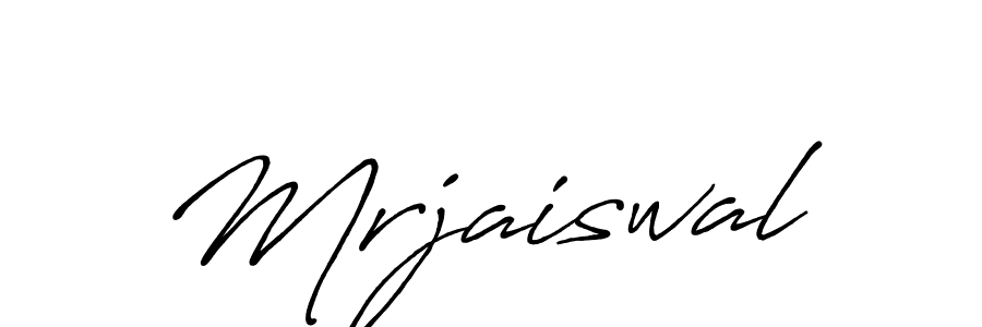 Also we have Mrjaiswal name is the best signature style. Create professional handwritten signature collection using Antro_Vectra_Bolder autograph style. Mrjaiswal signature style 7 images and pictures png