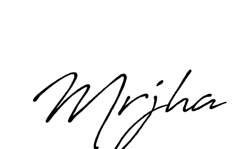 Design your own signature with our free online signature maker. With this signature software, you can create a handwritten (Antro_Vectra_Bolder) signature for name Mrjha. Mrjha signature style 7 images and pictures png