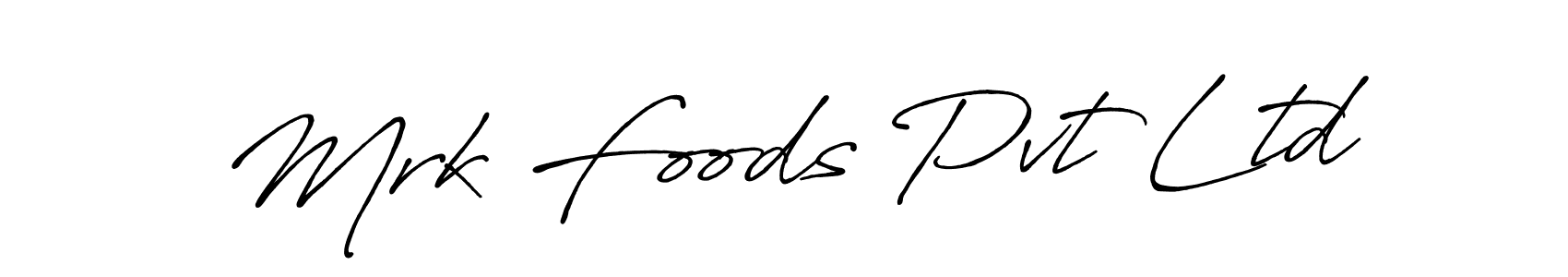 Also You can easily find your signature by using the search form. We will create Mrk Foods Pvt Ltd name handwritten signature images for you free of cost using Antro_Vectra_Bolder sign style. Mrk Foods Pvt Ltd signature style 7 images and pictures png