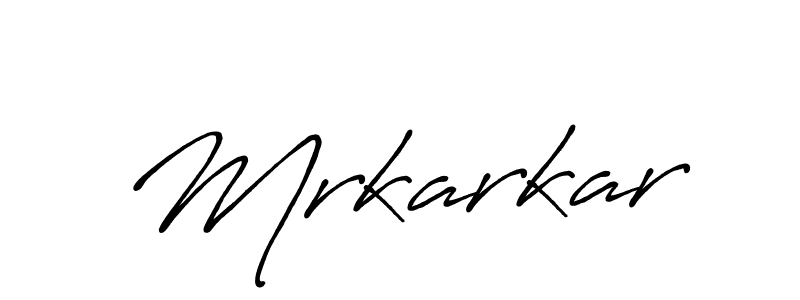 It looks lik you need a new signature style for name Mrkarkar. Design unique handwritten (Antro_Vectra_Bolder) signature with our free signature maker in just a few clicks. Mrkarkar signature style 7 images and pictures png