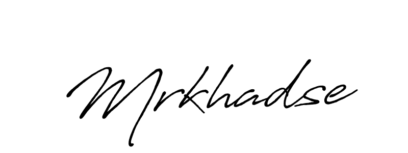 It looks lik you need a new signature style for name Mrkhadse. Design unique handwritten (Antro_Vectra_Bolder) signature with our free signature maker in just a few clicks. Mrkhadse signature style 7 images and pictures png