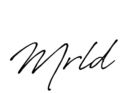 How to make Mrld name signature. Use Antro_Vectra_Bolder style for creating short signs online. This is the latest handwritten sign. Mrld signature style 7 images and pictures png