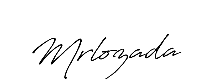 Create a beautiful signature design for name Mrlozada. With this signature (Antro_Vectra_Bolder) fonts, you can make a handwritten signature for free. Mrlozada signature style 7 images and pictures png