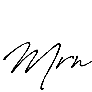 How to make Mrn name signature. Use Antro_Vectra_Bolder style for creating short signs online. This is the latest handwritten sign. Mrn signature style 7 images and pictures png