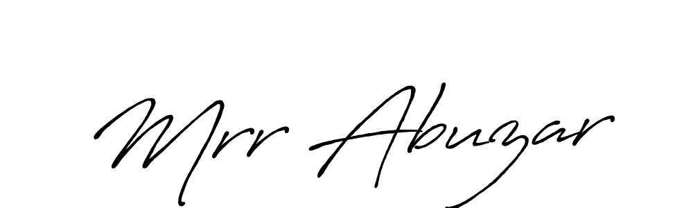 This is the best signature style for the Mrr Abuzar name. Also you like these signature font (Antro_Vectra_Bolder). Mix name signature. Mrr Abuzar signature style 7 images and pictures png