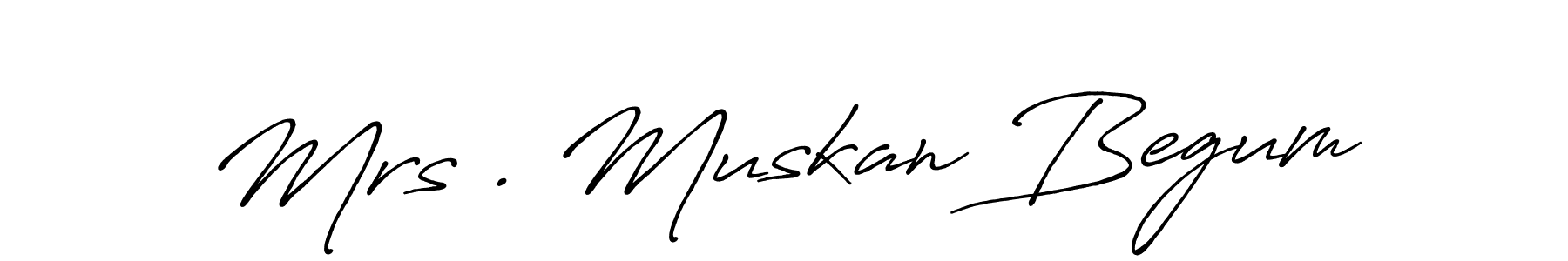 Similarly Antro_Vectra_Bolder is the best handwritten signature design. Signature creator online .You can use it as an online autograph creator for name Mrs . Muskan Begum. Mrs . Muskan Begum signature style 7 images and pictures png