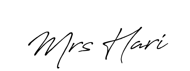 You can use this online signature creator to create a handwritten signature for the name Mrs Hari. This is the best online autograph maker. Mrs Hari signature style 7 images and pictures png