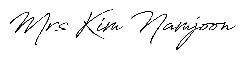 Use a signature maker to create a handwritten signature online. With this signature software, you can design (Antro_Vectra_Bolder) your own signature for name Mrs Kim Namjoon. Mrs Kim Namjoon signature style 7 images and pictures png