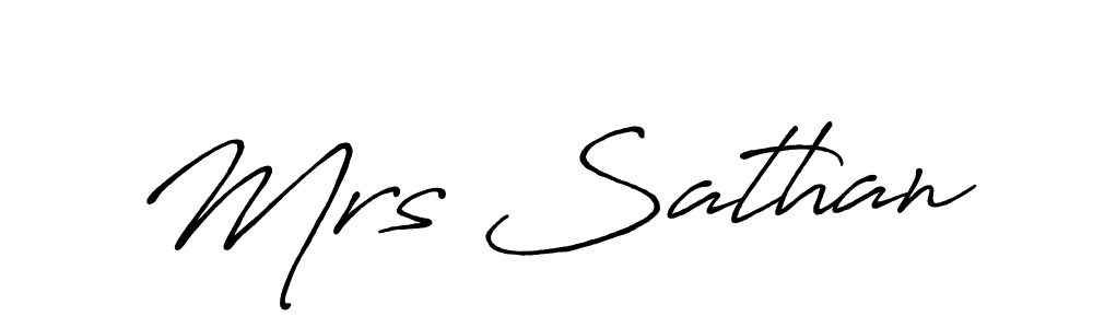 You can use this online signature creator to create a handwritten signature for the name Mrs Sathan. This is the best online autograph maker. Mrs Sathan signature style 7 images and pictures png